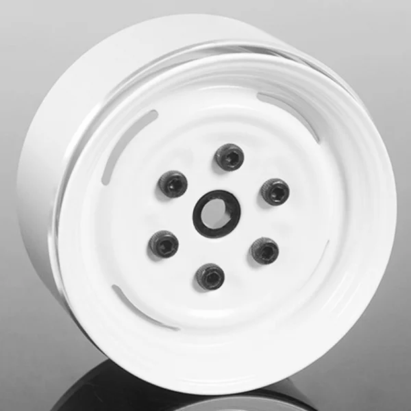 RC4WD Vintage Yota 6 Lug Stamped Steel 1.55 Beadlock Wheels (White) RC4WD — image 7 of 7