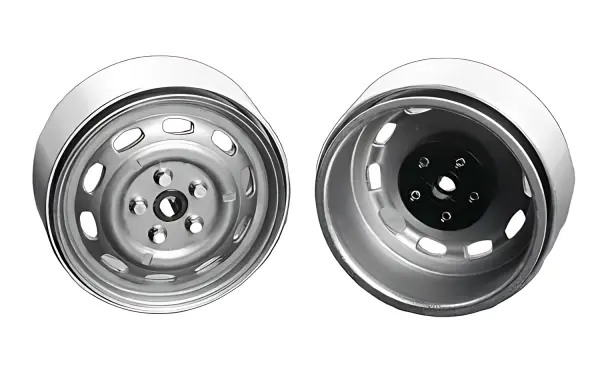 RC4WD Stamped Steel 1.7 10-Oval Hole Wheels (Plain) RC4WD — image 1 of 8