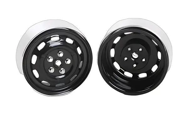 RC4WD Stamped Steel 1.7 10-Oval Hole Wheels (Black) RC4WD — image 1 of 8