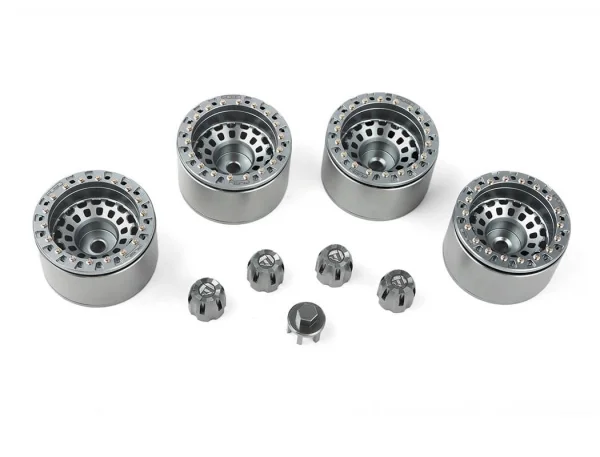 RC4WD Fuel Off-Road 1.55 Zephyr Beadlock Wheels (Gunmetal) RC4WD