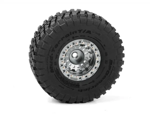 RC4WD Fuel Off-Road 1.55 Zephyr Beadlock Wheels (Gunmetal) RC4WD