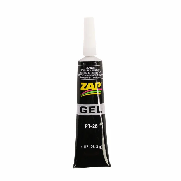 Zap Gel CA (Thickest) - No Drip Suck Back Tube (1oz, 28.3g)