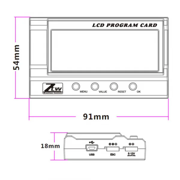ZTW Seal LCD Program Card