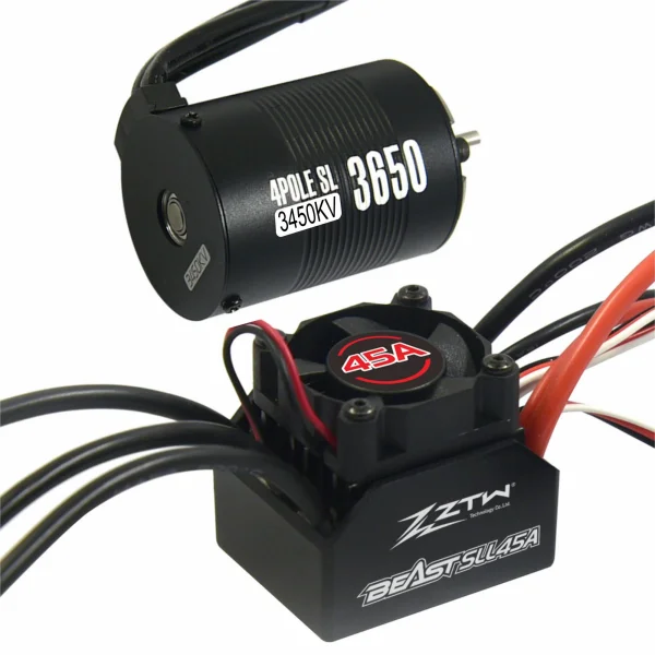 ZTW 1:10 Beast Sll 45A Combo + 4P Sl 3650B 3450Kv Motor