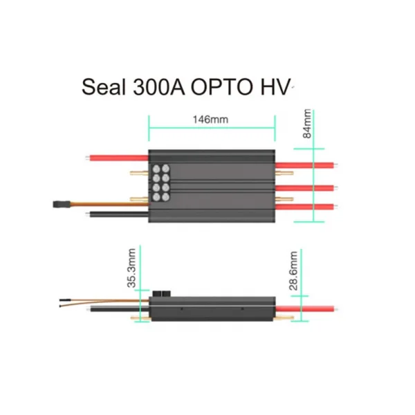 ZTW Seal 300A Opto HV 14S ESC