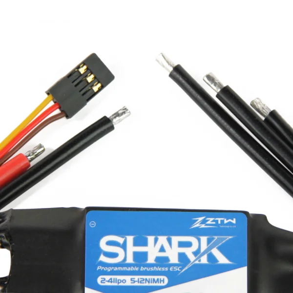 ZTW Shark Marine 80A BEC ESC (2-6 LiPo) (Water-cooled) — image 2 of 2