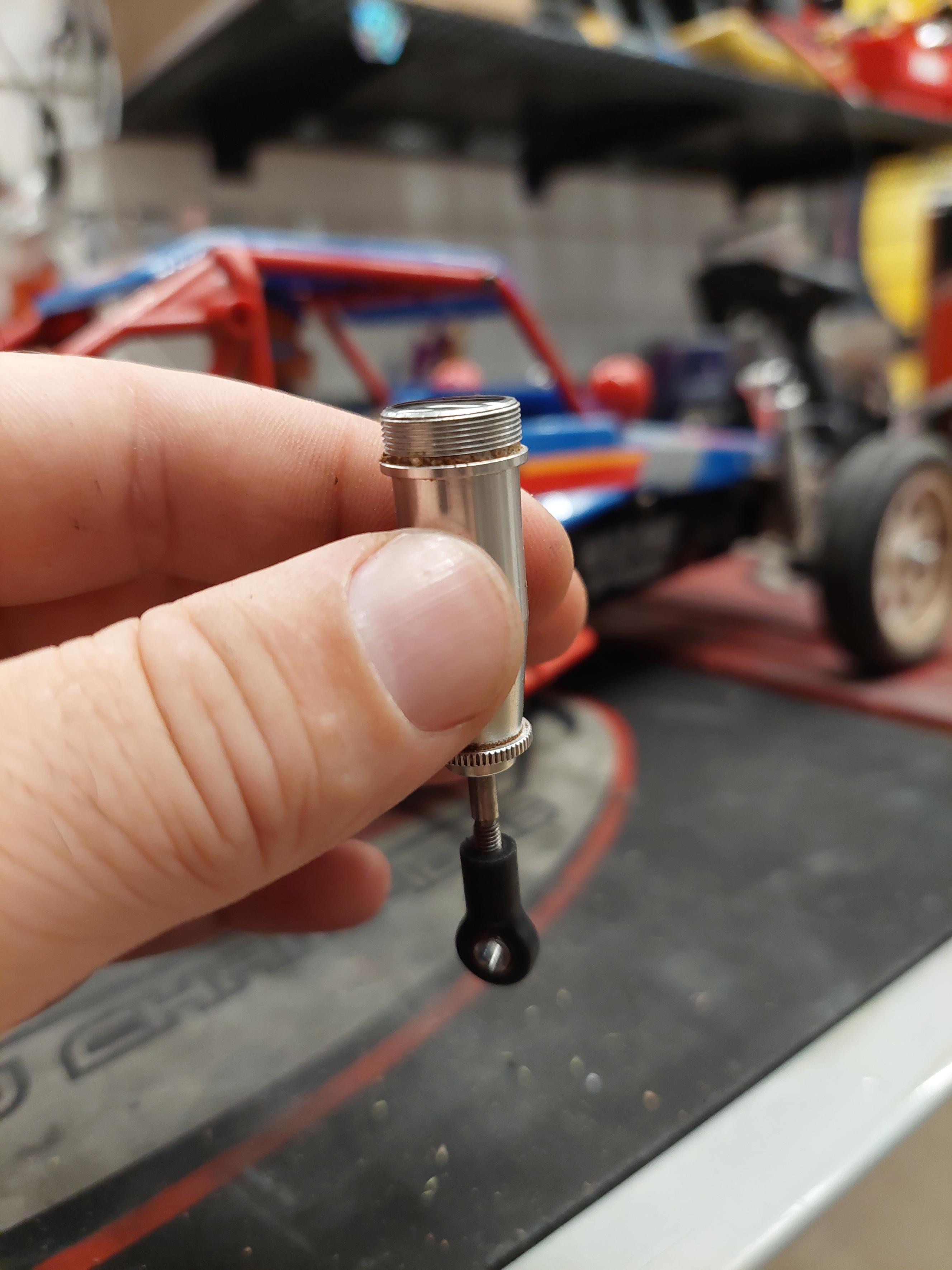 Shock oil change on a Tamiya Wild One