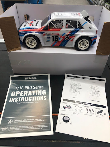 UDI 1:16 rally Lancia brushless review