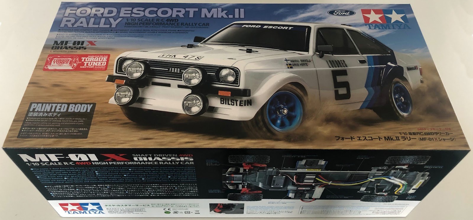 Tamiya MF-01X Escort unboxing