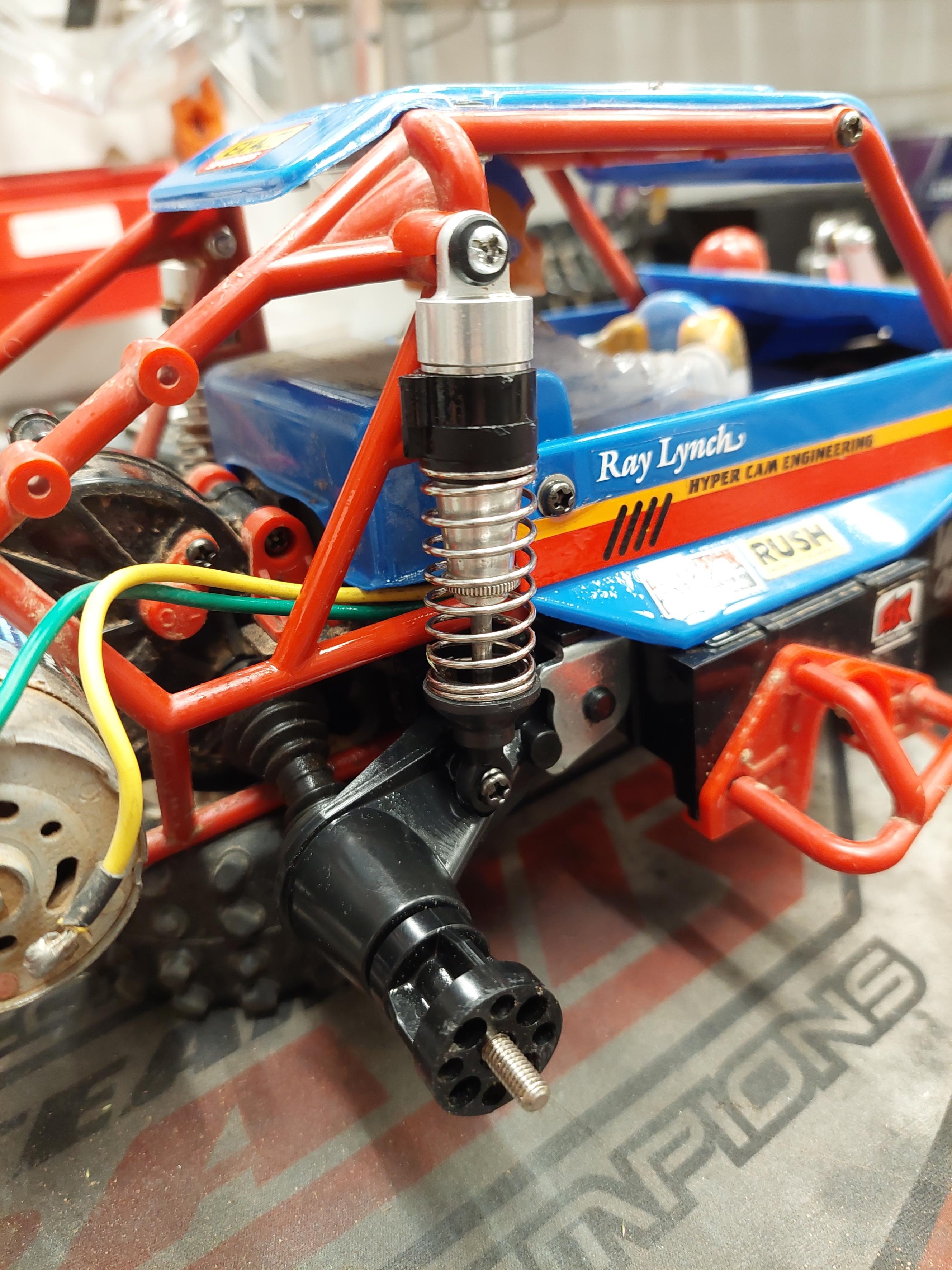 Shock oil change on a Tamiya Wild One