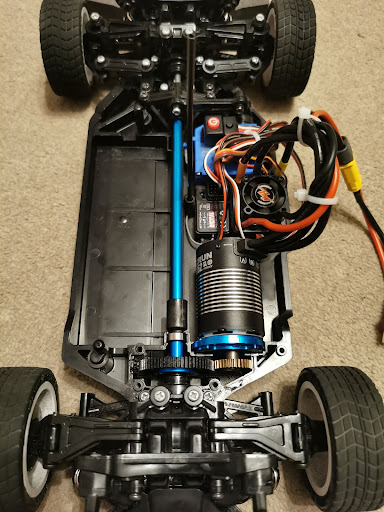 Tamiya TT-02 Gearing up and 3s lipo run