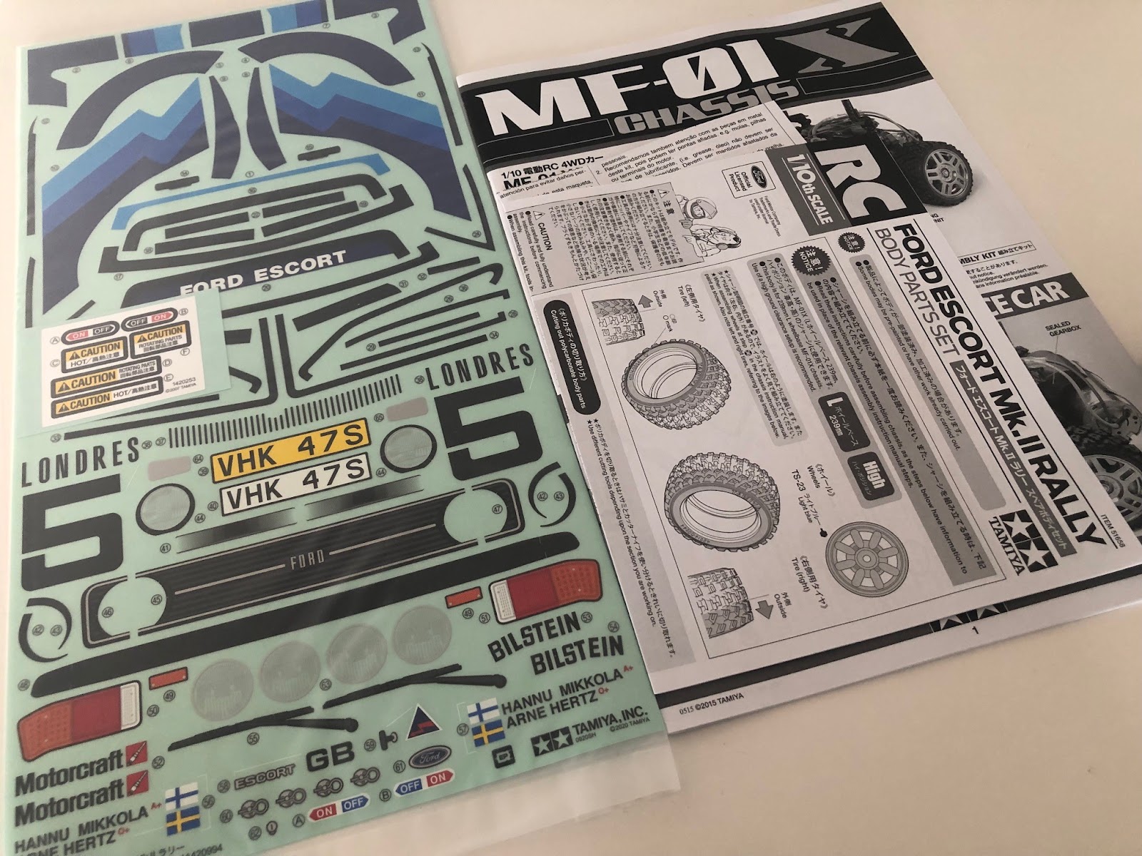 Tamiya MF-01X Escort unboxing