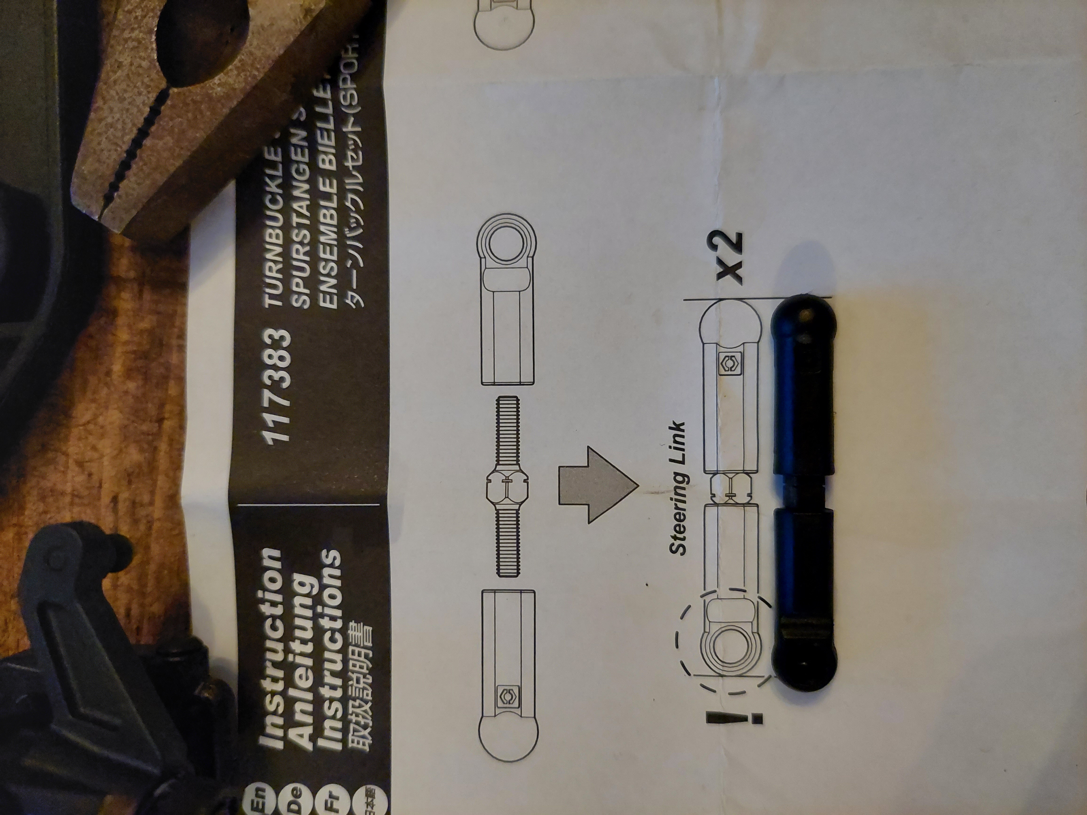 HPI RS4 adjustable Turnbuckle upgrade