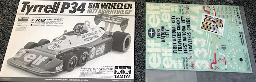Tamiya Tyrrell P34 unboxing