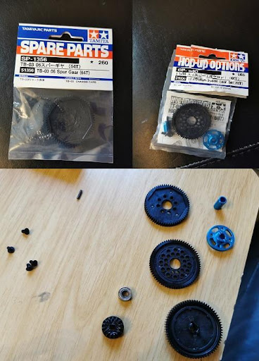Gearing up the Tamiya TT-02