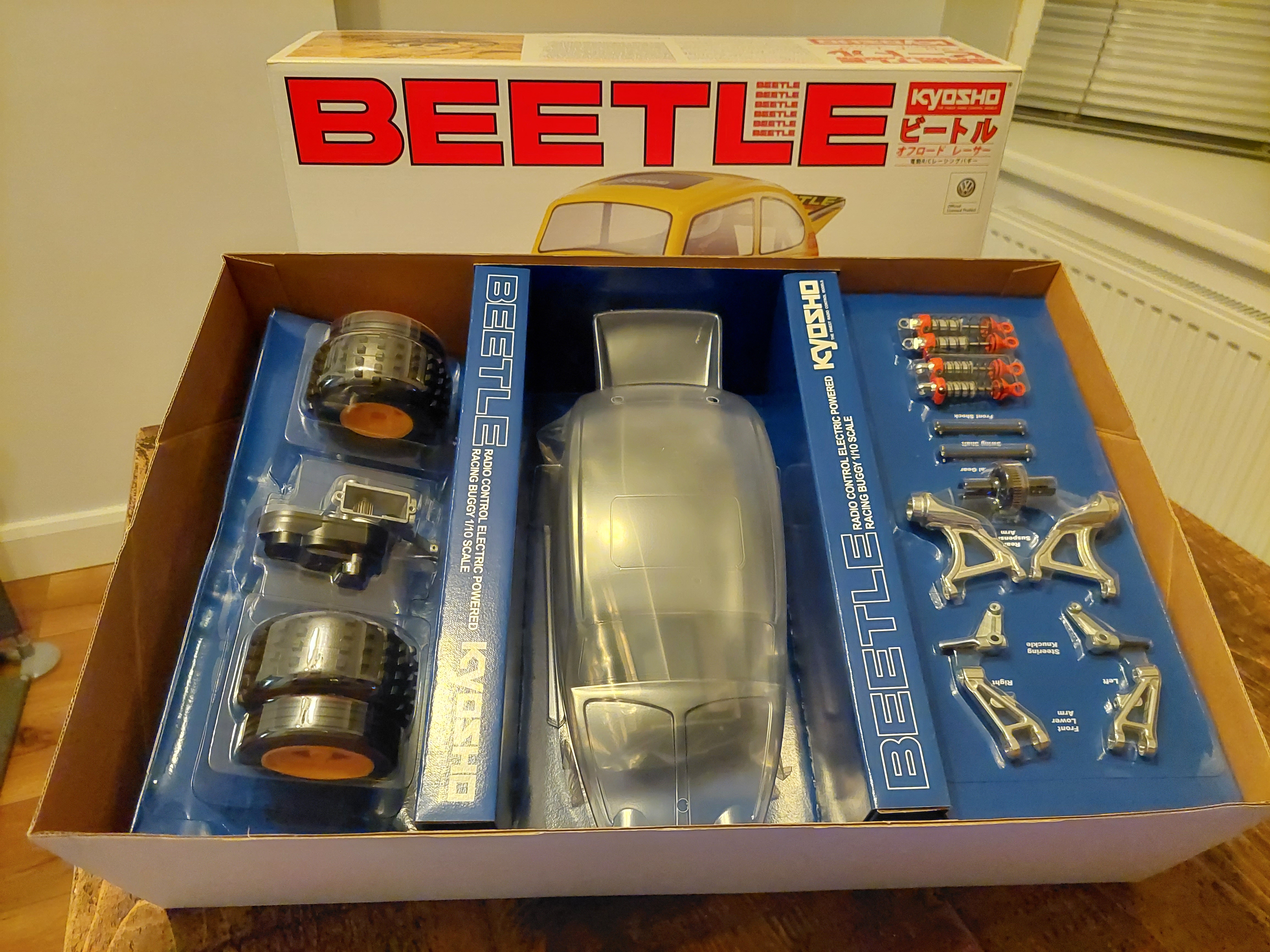 Kyosho Beetle 2014 legendary series unboxing