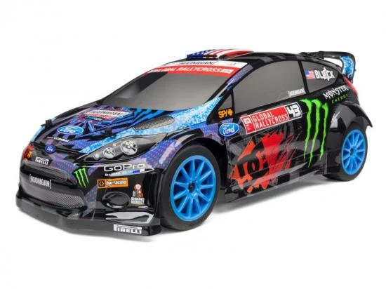 HPI Ken Block Ford Fiesta H.F.H.V. Pre Painted Bodyshell - Fits HPI WR8 3.0 — image 1 of 3