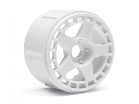 HPI Micro RS4 FIFTEEN52 TurboMac Wheels - White - Pack of 6 — image 3 of 4