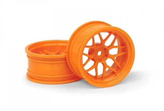 HPI Tech 7 Wheel Orange (9mm/2Pcs) — image 1 of 2
