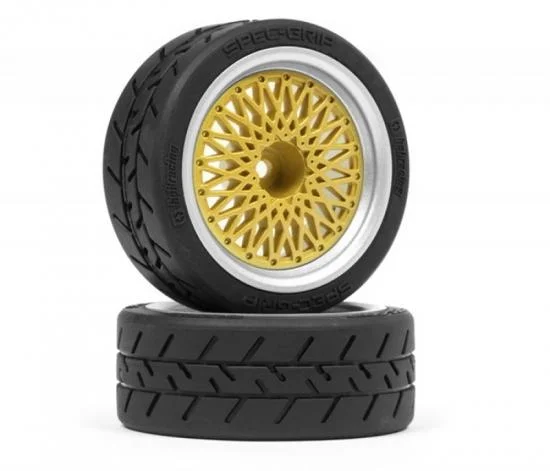 BBS RS Wheels Silver/Gold 26mm (6mm Offset) — image 1 of 2