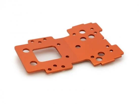 Bulkhead Lower Plate 2.5mm (Flux/Orange) &mdash; image 2 of 2