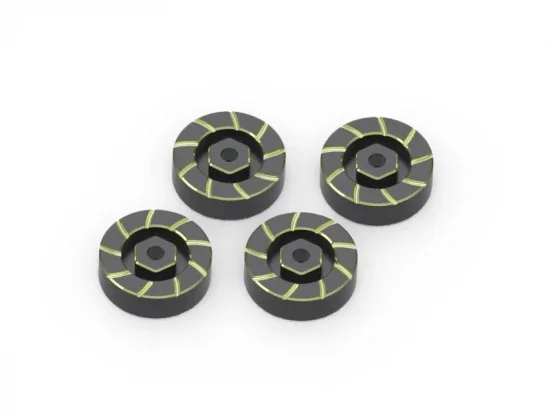 7mm Hex Hub Weight Set (Brass/4pcs) &mdash; image 2 of 2