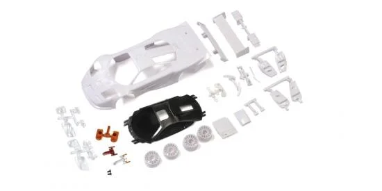 Kyosho Body Shell - McLaren F1 GTR Mini-Z + 2WD Rims (White Body) — image 2 of 2