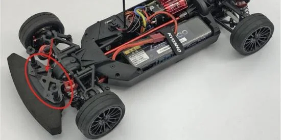 KYOSHO Carbon Bumper Support TC Fazer 2.0 — image 2 of 2