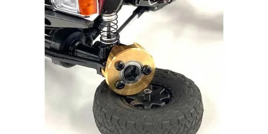 KYOSHO Brass Front Hub Mini-Z 4X4 MX01 (2) &mdash; image 2 of 2