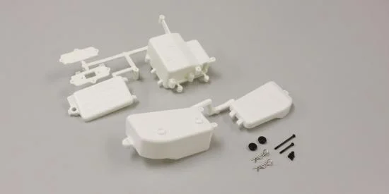 Receiver and Battery Box Kyosho Inferno MP9-MP10 - White — image 2 of 3