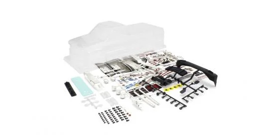 Clear Body Shell Set Kyosho USA-1 1:8 Monster Truck &mdash; image 2 of 3