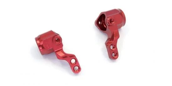 Aluminium Knuckle Set Kyosho Mini-Z Buggy (2) Red — image 1 of 2