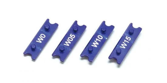 KYOSHO Front Spring Mount R246 Mini-Z MR03-W (0-0.5-1-1.5mm) Aluminium — image 1 of 2
