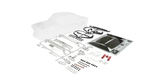KYOSHO Body shell set 1:10 Fazer FZ02S Skyline 2000 GT-R KPGC10- Clear — image 3 of 3