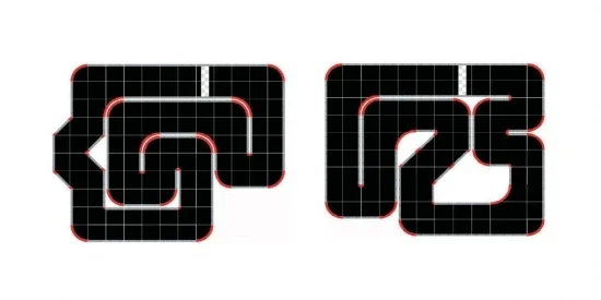 Kyosho Mini-Z Grand Prix Circuit50 Corner Set 45 Degre (12pcs) — image 5 of 5