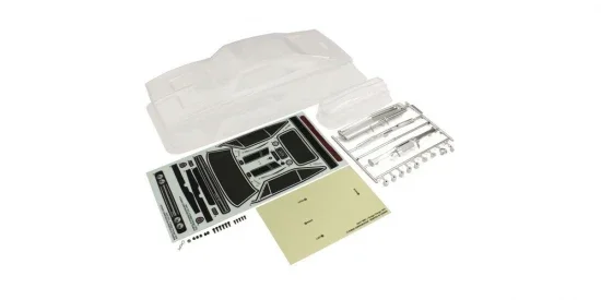 KYOSHO Body shell set 1:10 Fazer FZ02L Dodge Charger 1970 - Clear &mdash; image 2 of 2