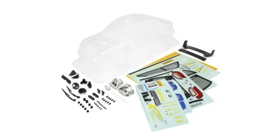 Kyosho Body shell set 1:10 Fazer Rally FZ02R Subaru IMPREZA WRC2002 - Clear &mdash; image 3 of 4