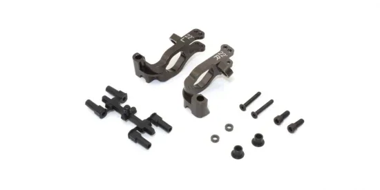 Front Hub Carrier Set Kyosho Inferno MP9-MP10 Aluminium - 22 Deg. &mdash; image 3 of 4
