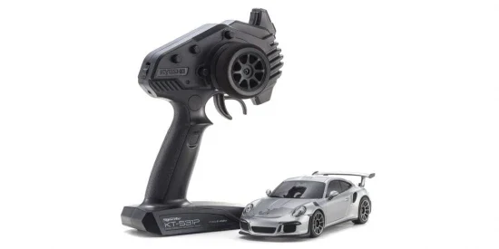 Kyosho Mini-Z MR04 RWD Porsche 911 GT3 RS Silver (N-RM/KT531P) — image 2 of 4
