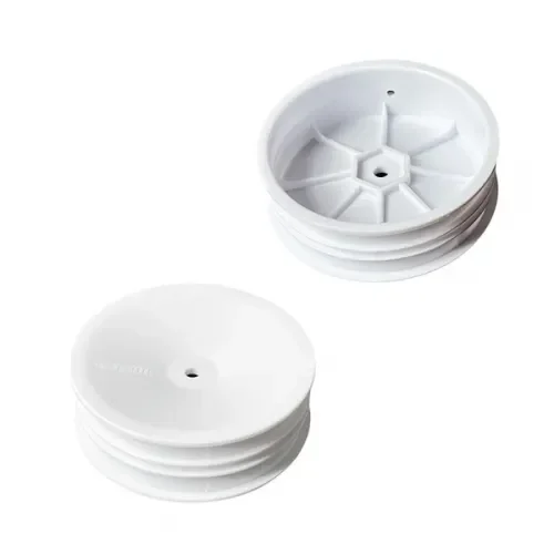 ABM 1:10 Buggy 2WD Front Wheels - White (2) — image 2 of 2