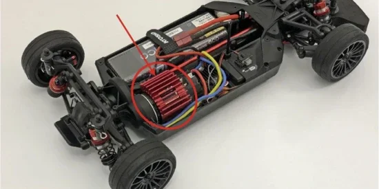 Kyosho Fazer FZ02 Aluminium Motor Heatsink — image 2 of 2