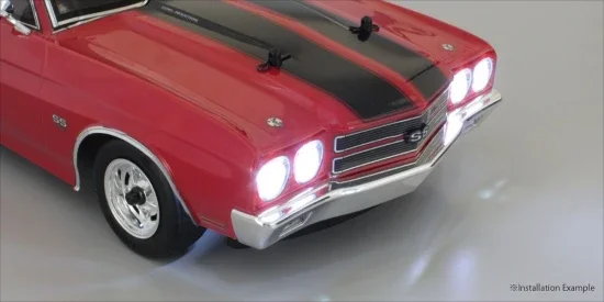 Kyosho LED Light Unit (Diam=5/L=400/Clear/4 Bulbs) — image 2 of 2