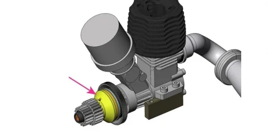 Kyosho V-One R4 3-D Clutch Evo2 Aluminium Clutch Bell — image 3 of 4