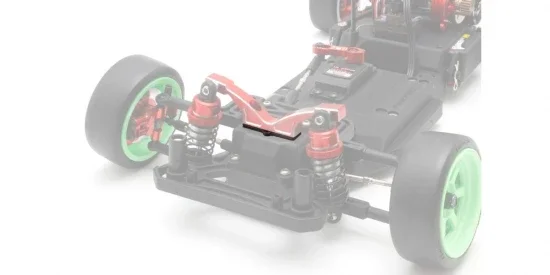 Kyosho Fazer FZD2 Carbon Front Shock Stay Spacer Set — image 3 of 4