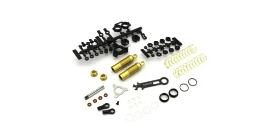 Kyosho Turbo Optima - Mid (2) Rear Gold Shock Set &mdash; image 2 of 4
