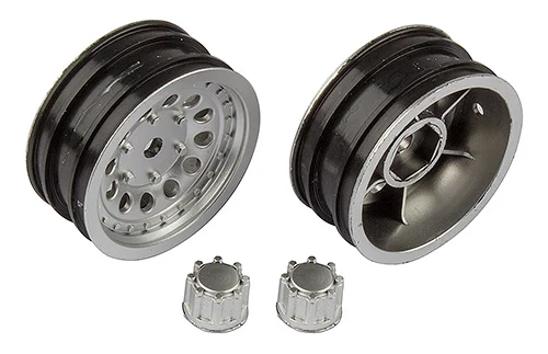 Associated Cr12 Wheel Set Satin Silver — image 1 of 2