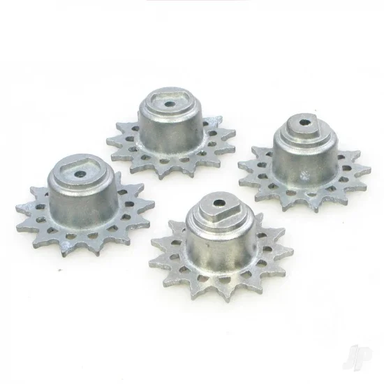 Heng Long Snow Leopard Metal Drive Wheels (Pair) — image 2 of 2
