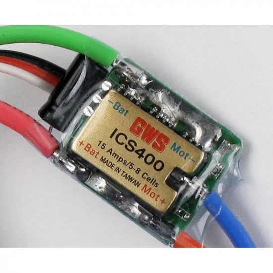 GWS Ics-400 Speed Controller (15A) 6-10 Cells Bec &mdash; image 2 of 2