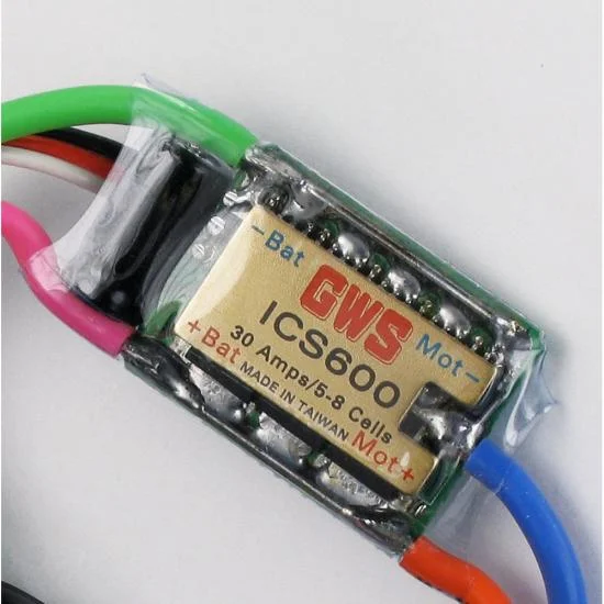 GWS Ics-600 Speed Controller (30A) 6-10 Cells Bec &mdash; image 2 of 3