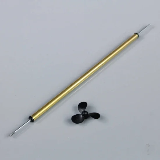 JP 15cm (6in) M2 Boat Propeller Shaft (Brass) with 30mm Prop — image 4 of 4